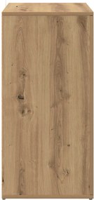 vidaXL Πλαϊνό γραφείο Artisan Oak 59 x 39 x 80 εκ. Επεξεργασμένο Ξύλο