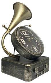 Vintage Επιτραπέζιο Ρολόι Γραμμόφωνο YH- 09283