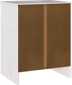 vidaXL Τραπεζάκι σαλονιού Drammen Λευκό 45 x 35 x 56 εκ.