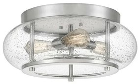 Πλαφονιέρα Φωτιστικό Οροφής 3xE27 Ύψος 18cm Trilogy Elstead Lighting-QZ-TRILOGY-FM-BN-Νίκελ Ματ QZ-TRILOGY-FM-BN