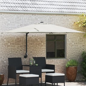 vidaXL Ομπρέλα Κήπου Άμμος 248.5 x 247.5 x 160 εκ. ύφασμα