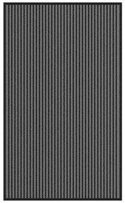 vidaXL Στρώμα πόρτας Ριγέ μαύρο και γκρι 90x150 cm