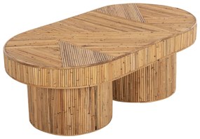 ΤΡΑΠΕΖΙ ΣΑΛΟΝΙΟΥ GATSBY ΟΒΑΛ TOP  RATTAN ΧΡΩΜΑ ΦΥΣΙΚΟ 110x59x39Υεκ.