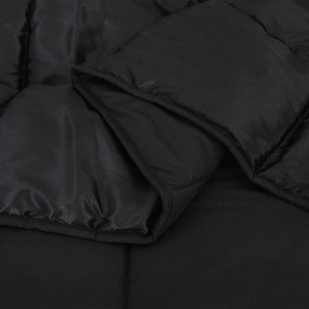 vidaXL Κουβέρτα ολόκληρου του χρόνου Μαύρο 155 x 220 cm