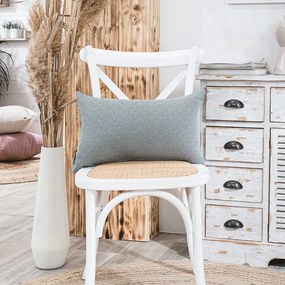 Μαξιλάρι Διακοσμητικό (Με Γέμιση) Sorrento 08 Blue Teoran 30X50 Cotton-Polyester