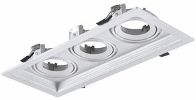 WHITE COLOR SPOT 3xGU10 130x320 ACA XMGU3W