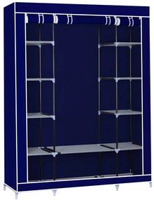 Φορητή υφασμάτινη ντουλάπα Herzberg HG-8009-BL Μπλε