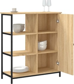 vidaXL Μπουφές Sonoma Δρυς 70x30x80 εκ. από Τεχνητό Ξύλο