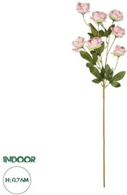 Artificial Garden PINK BRANCH PEONY 21296 Τεχνητό Διακοσμητικό Κλαδί Ρόζ Παιώνιας Y76cm Globostar-21296-Ροζ 21296