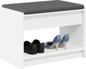 vidaXL Παγκάκι Χαλωρίου Λευκός 63 x 38 x 45 εκ