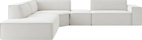 Γωνιακός καναπές Fubu L-Εκρού-Αριστερή