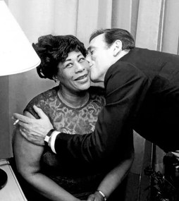 Φωτογραφία Ella Fitzgerald and Yves Montand, April 1964, Huré, Jean-Luce