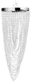 Πολυέλαιος με Κρύσταλλα 22 x 58 cm - Διαφανές