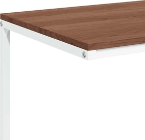 vidaXL Βοηθητικό Τραπέζι με Ρόδες Λευκό 55 x 35 x 70 εκ. Επεξ. Ξύλο