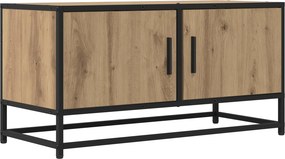 vidaXL Ντουλάπι TV 80 x 34,5 x 40 εκ Artisan Δρυς Επεξεργασμένο Ξύλο
