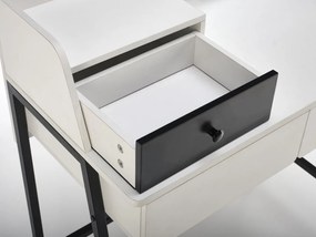 Τουαλέτα Houston 1460, Μαύρο, Άσπρο, 120x80x42cm, 24 kg, Με συρτάρια | Epipla1.gr