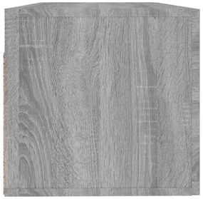 vidaXL Ντουλάπι Τοίχου Γκρι Sonoma 100x36,5x35 εκ. Επεξεργασμένο Ξύλο