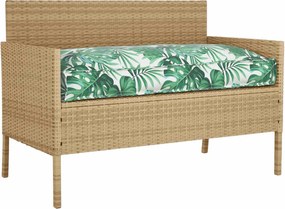 vidaXL Μαξιλάρι Σχέδιο Φύλλου 120 x 60 x 12 εκ. Ύφασμα Όξφορντ Φύλλο