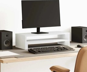 vidaXL Βάση Οθόνης Λευκή 54x22x15 εκ. από Επεξεργασμένο Ξύλο