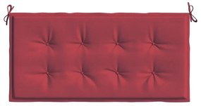 vidaXL Μαξιλάρι Πάγκου Κήπου Μπορντό 100x50x4 εκ. Ύφασμα Oxford