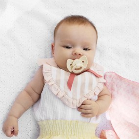 Πιπίλα Σιλικόνης Φυσιολογική 3Μ+ Elodie Binky Bow Oat White BR79323