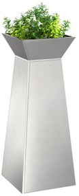 vidaXL Βάση Φυτών Ανοξείδωτο Ατσάλι 40 x 40 x 101 εκ. Ανθεκτική
