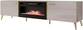 Έπιπλο τηλεόρασης Picru 2D EF plus-Cashmere - 214.00Χ38.00Χ50.00cm