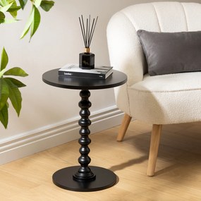 Βοηθητικό Τραπεζάκι (Φ38x50) A-S Alix Black 206005B