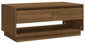vidaXL Τραπεζάκι Σαλονιού Καφέ Δρυς 102x55x44 εκ. Επεξεργασμένο Ξύλο