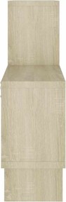 vidaXL Ράφι Τοίχου Σχήμα Αυτοκιν. Sonoma Δρυς 82x15x51 εκ. Επεξ. Ξύλο