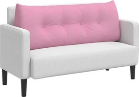 vidaXL Μαξιλάρι Πλάτης Ροζ 120 x 24 x 50 εκ ύφασμα