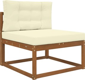 vidaXL Μαξιλάρι Καναπέ Εξωτερικού Χώρου 2 pcs Κρεμ Πολυεστέρας