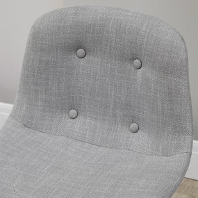 HOMCOM Τραπέζι Μπαρ με Σκαμπό σε Βιομηχανικό Στυλ, Καπιτονέ, 120 cm x 60 cm x 91 cm, Ανοιχτό Γκρι