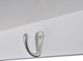 vidaXL Ντουλάπι Κουζίνας Επιτοίχιο Λευκό Ξύλινο