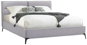 Intrahome Κρεβάτι Ikina Intrahome βελούδο σε ανοιχτό γκρι απόχρωση 160x200εκ | SKU: INTRAPA-117111159