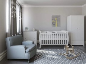 Βρεφικό προεφηβικό Κρεβάτι Elegant White  70x140cm  BC10010  BabyCute