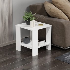 Βοηθητικό Τραπεζάκι Λευκό GACLUS 40x42x40