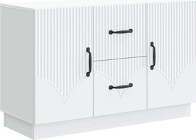vidaXL Πλαϊνό γραφείο Λευκό 89 x 34,5 x 57 εκ. Επεξεργασμένο Ξύλο