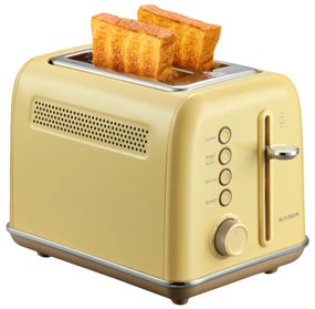 BUYDEEM 2 Slice Toaster, model DT620E, color Mellow Yellow, EU