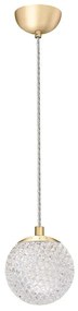 Φωτιστικό Οροφής Diamond 4267400 11x135cm 1xG9 3W Clear-Gold Viokef Acrylic,Steel