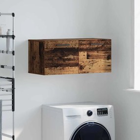vidaXL Ντουλάπα Τοίχου Επιτοίχιο Παλαιό ξύλο 80 x 36.5 x 35 cm