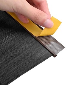 vidaXL Αυτοκόλλητες σφραγίδες πόρτας 6 pcs Καφέ 100 cm