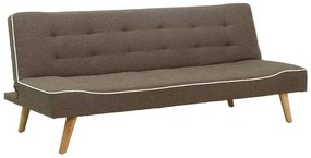 Καναπές-Κρεβάτι Τριθέσιος KLARA Καφέ Ύφασμα 179x78x74cm