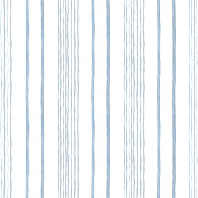 Παιδική Ταπετσαρία Τοίχου Lines M33311 Μπλε 53 cm x 10 m