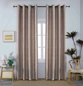 Κουρτίνα Με Τρέσα Σκίασης 270x280cm Καφέ 6043-4