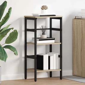vidaXL Ράφι Βιβλίων Δρύς Sonoma 40 x 29,5 x 81 εκ Επεξεργασμένο ξύλο