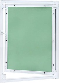 vidaXL Πάνελ Πρόσβασης Πράσινο και Ασημί 55 x 65 εκ