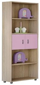 Savvidis Furniture  Βιβλιοθήκη Διπλή/Δρυς Λιλά Φ73,2/Υ180/Β35 εκ. BEST-30046