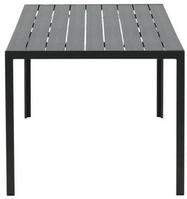 Τραπέζι εξωτερικού χώρου Dallas 906, Polyξύλο, 74x90cm, 26 kg, Μαύρο, Μέταλλο | Epipla1.gr