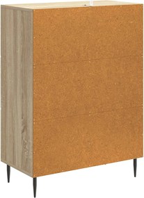 vidaXL Πλαϊνό γραφείο με συρτάρι Sonoma Δρυς 66 x 34,5 x 89,5 εκ